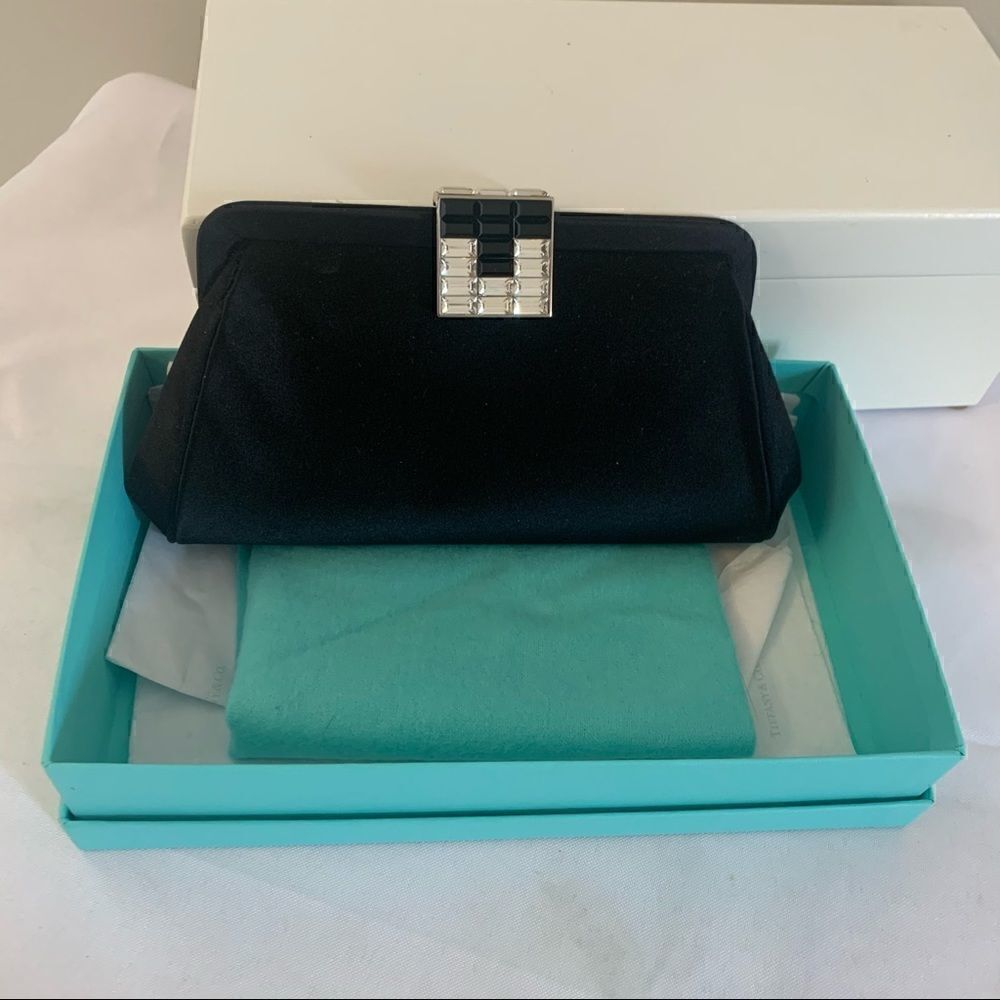 Tiffany & Co. Morgan Clutch - Black with Crystals